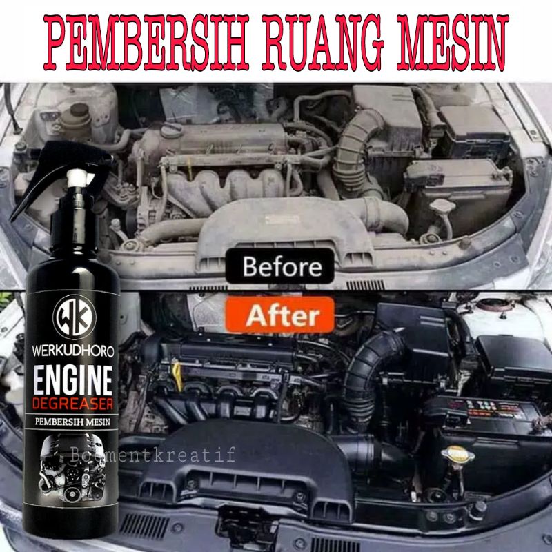 Pembersih Mesin Mobil / Pengkilap body Mobil dan Motor / Efek Daun Talas