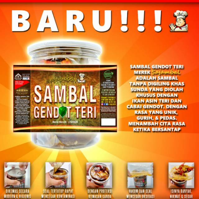 

Sambal Teri Gendot SAJAMBAL