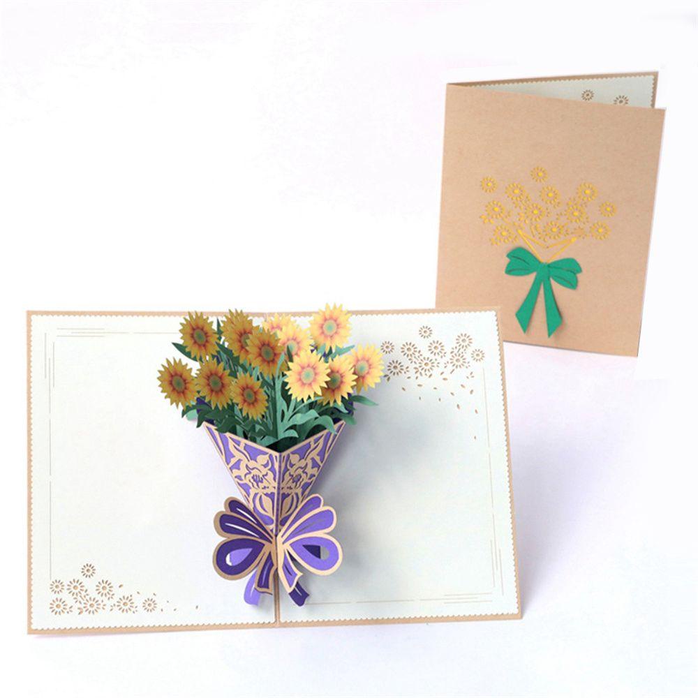 Solighter Mother's Day Greeting Card Kartu Ucapan 3D Handmade Gift Berkah Kartu Kecil