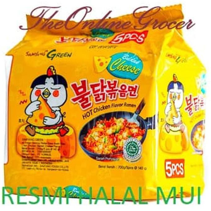 

Ready Stok Samyang Green Hot Chicken Ramen Cheese 140Gr
