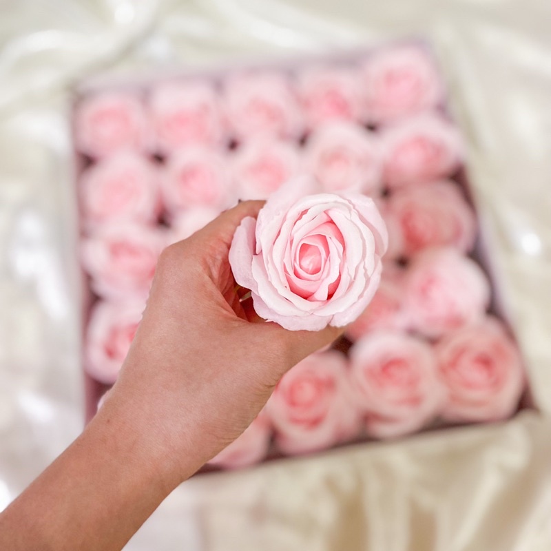 [GRADE A] Rose Soap Flower / Sabun Bunga Mawar 5 Layer Kelopak (1pcs) Bunga artifial buket bunga palsu