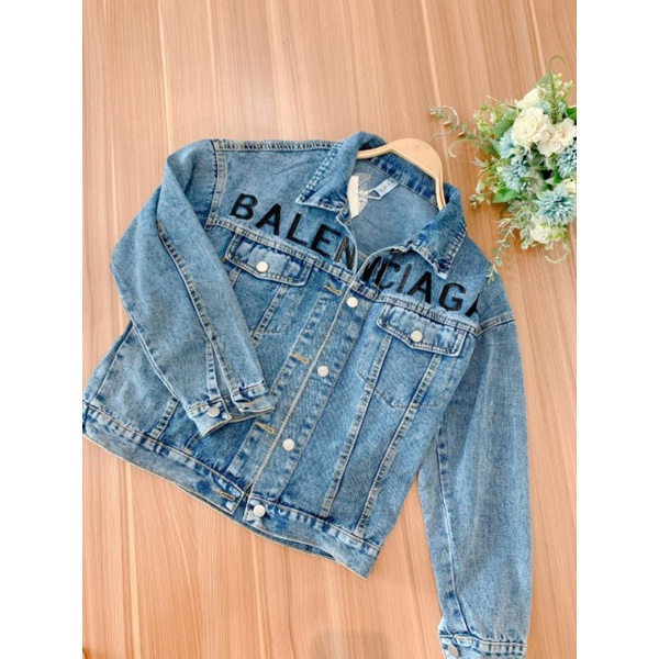 JAKET JEANS BALENCIAGA - IMPOR REAL PICT