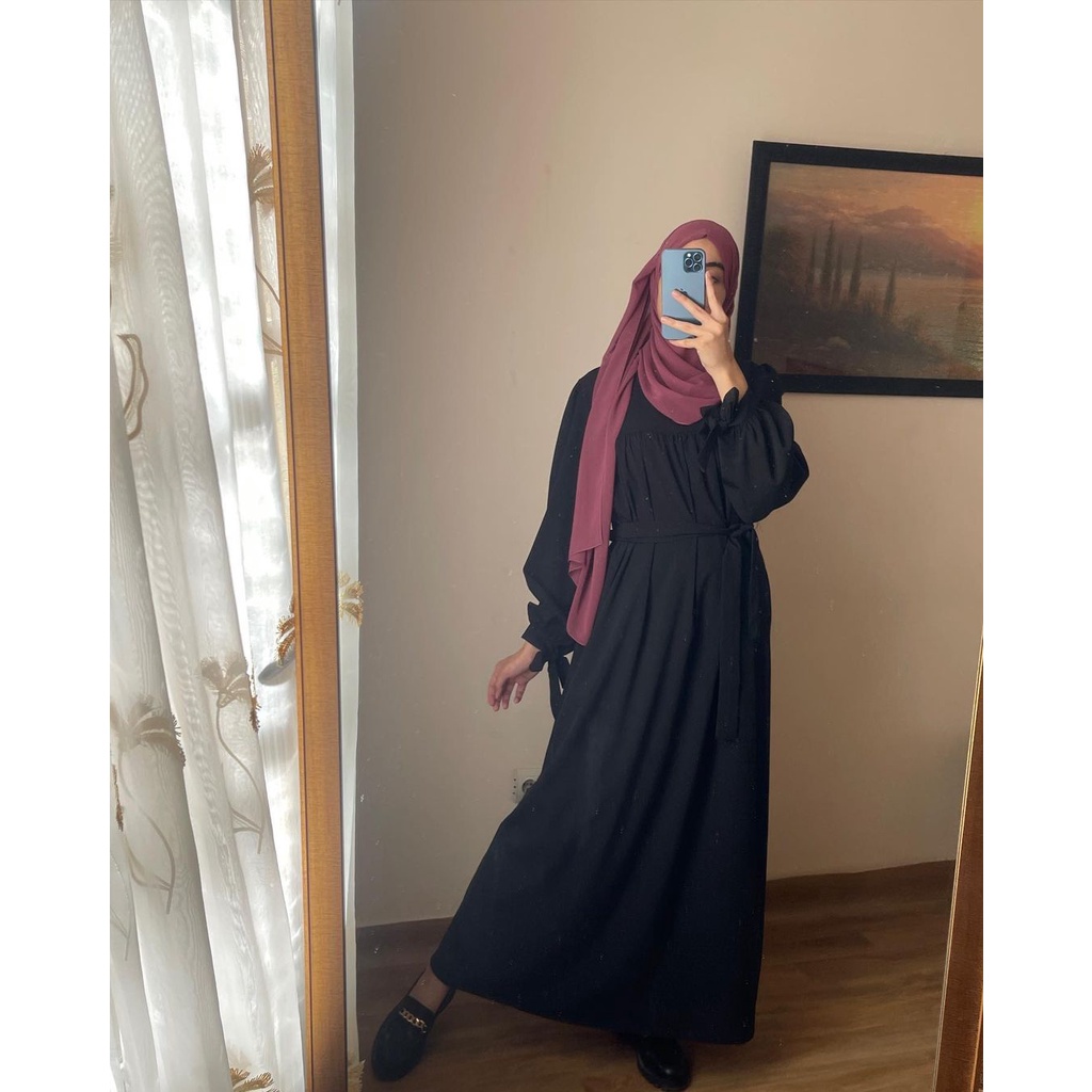 GAMIS POLOS RAYON PREMIUM/ZAHIRA DRESS GAMIS WANITA BAHAN RAYON ADEM JATUH LEMBUT/GAMIS WANITA TREND