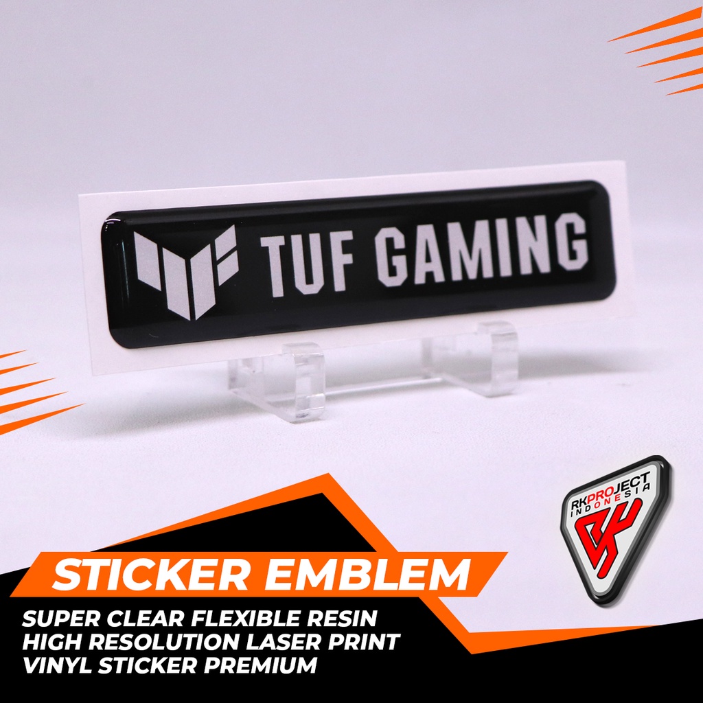 STIKER TIMBUL EMBLEM STICKER RESIN LENTUR ASUS TUF GAMING