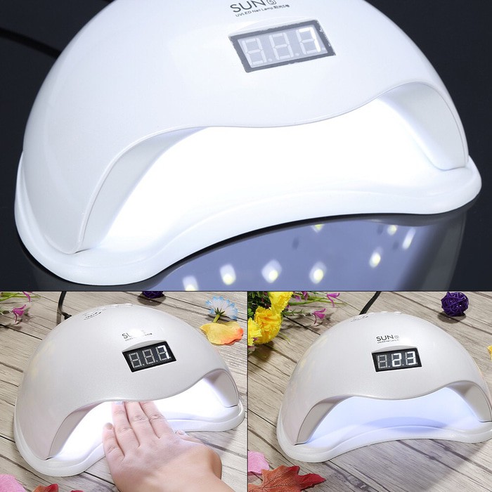 ORIGINAL SUN5 sun 5 LED Sun LED READYSTOK 48w lampu led nail art uv gel nail dryer