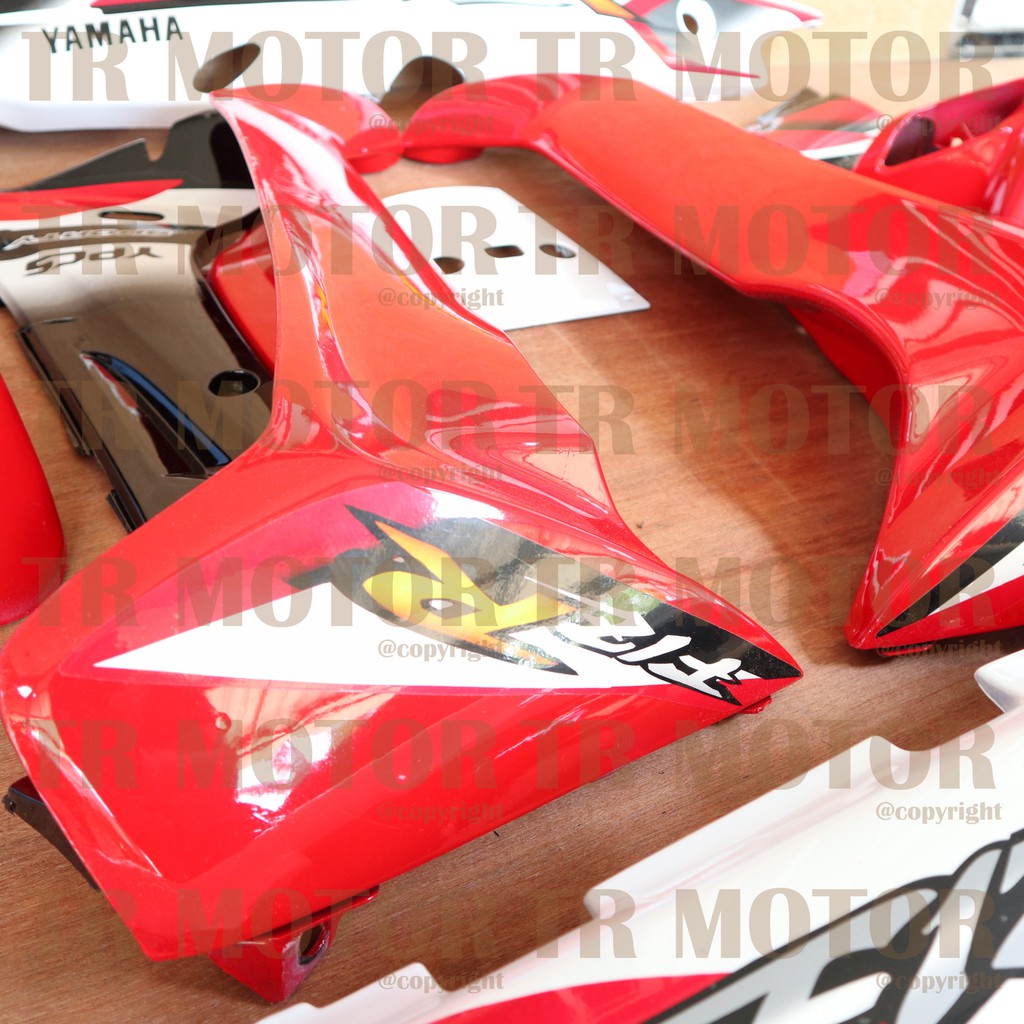 Cover Body Fizr F1zr Sporty Merah Putih Full Set Halus Cover Bodi Yamaha Fiz r