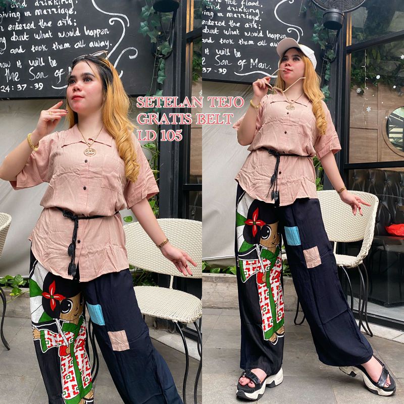 Setelan Bu Tejo Original Terbaru