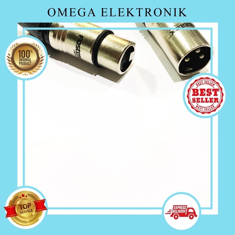 Jack Canon Fostex/Jack XLR Male Fostex