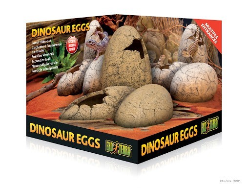 Exo Terra Dinosaurus Eggs hiding cave reptile tarantula snake gecko BD