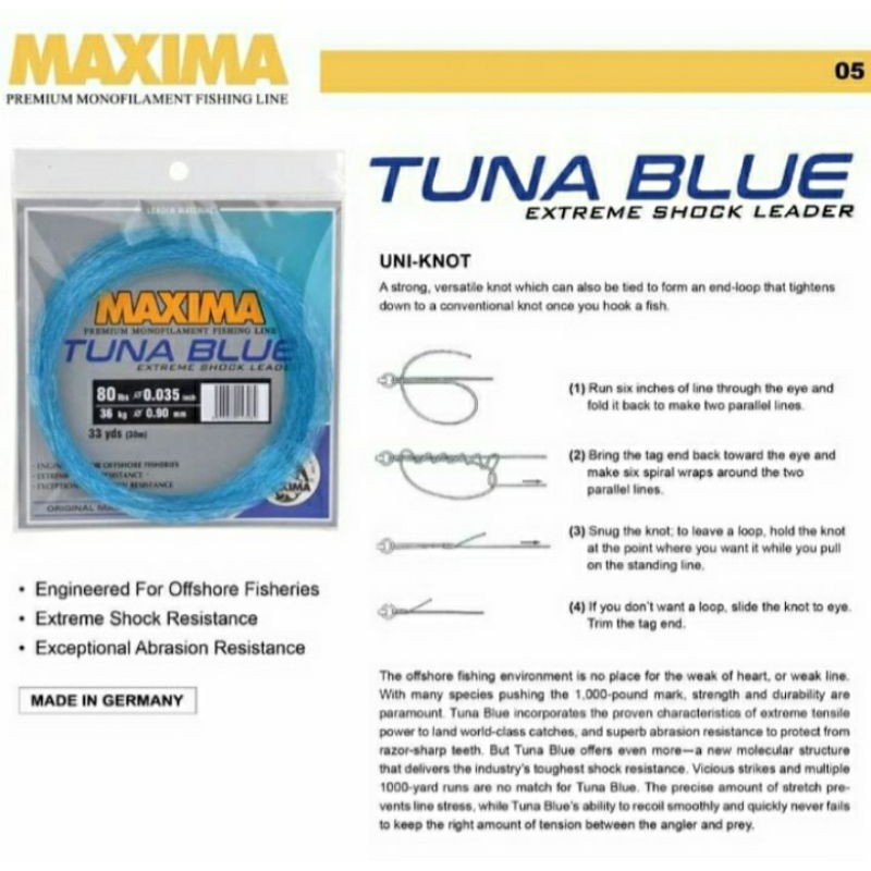 SHOCKLEADER MAXIMA TUNA BLUE