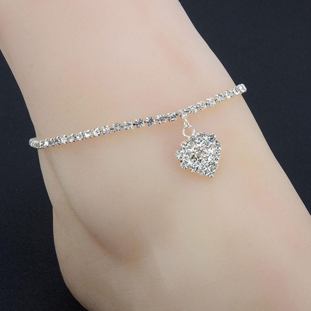 Lily Anklets Foot Jewelry Gelang Mewah Perak