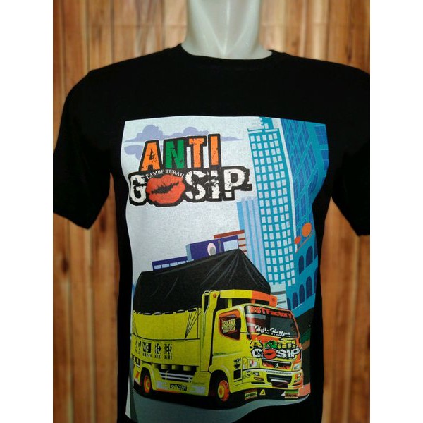 Kaos Truck Anti Gosip Canter Baju Bis Truk Mania Cabe Malang Tshirt Stut Jack Warna