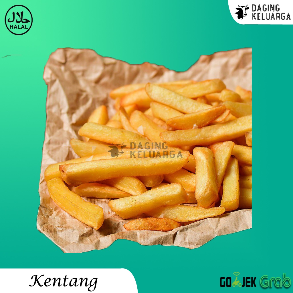 

KENTANG SHOESTRING / FRENCHFRIES / KENTANG IRIS TINGGAL GORENG