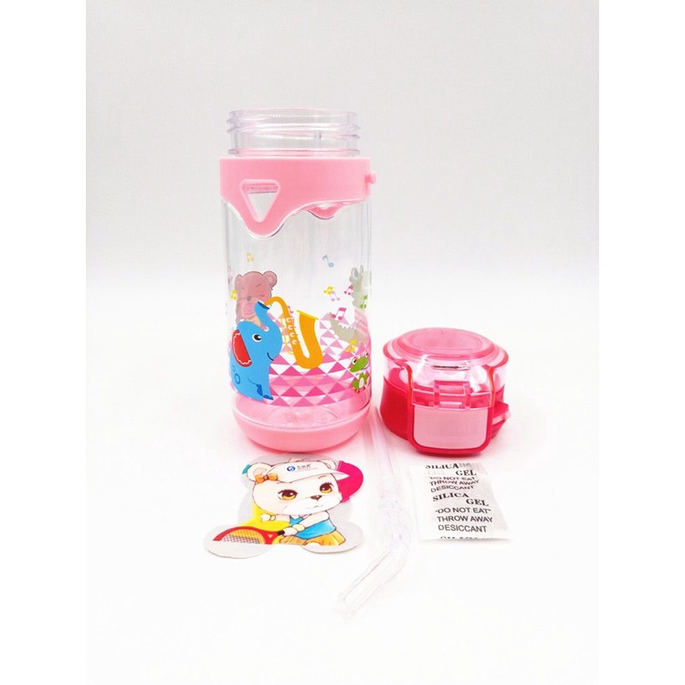 Botol Minum / Tempat Minum SELIYA 2556 Tali Karakter Anak-anak BPA FREE 450ml