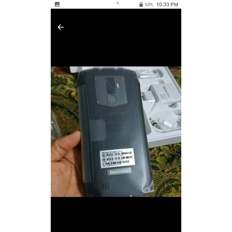 blackview BV6800 PRO, RAM 4GB INTERNAL 64GB, ASLI ORIGINAL