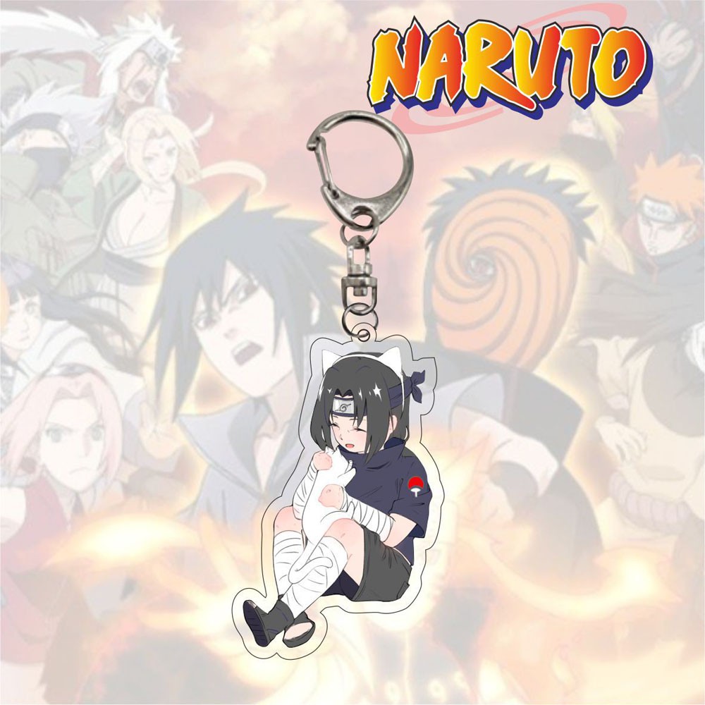 Lanfy Gantungan Kunci Action Figure Anime Naruto Versi Q