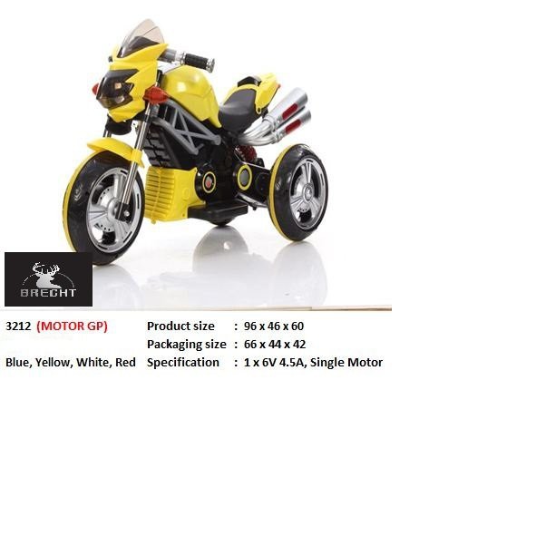 Mainan motor aki anak moto GP 3212 motor aki anak murah