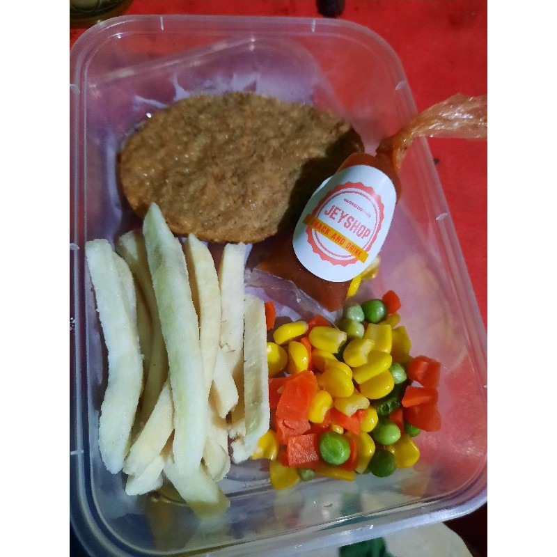 

beef burger paket