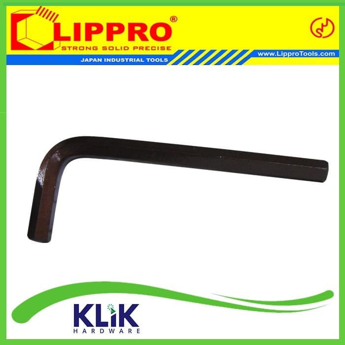 Lippro Kunci L Hexagonal Pendek 12 mm S2 - Buka Baut Velg Roda Mobil