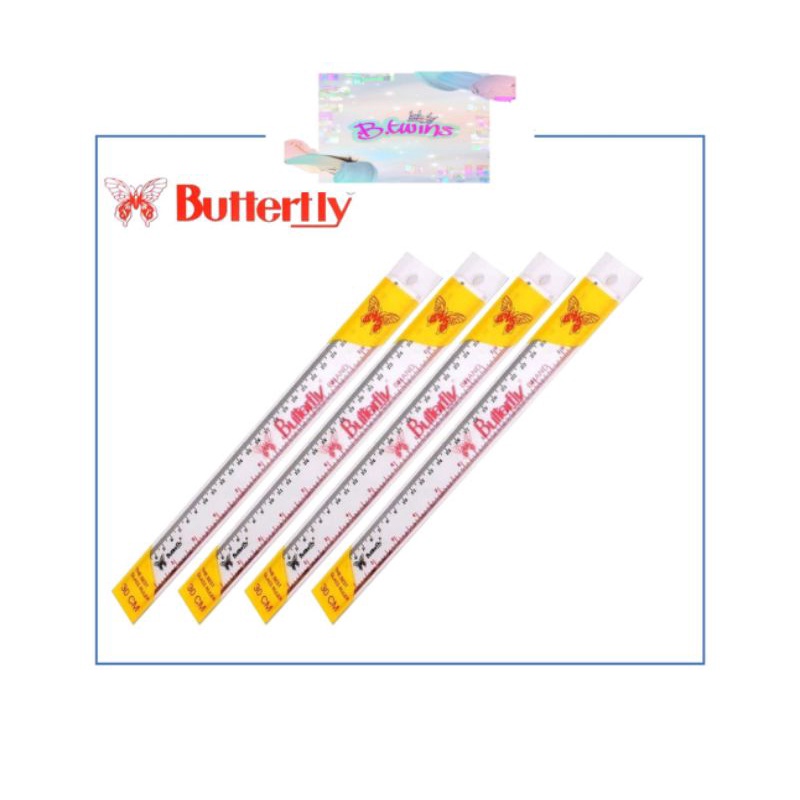 

PENGGARIS PLASTIK BUTTERFLY (30 CM)