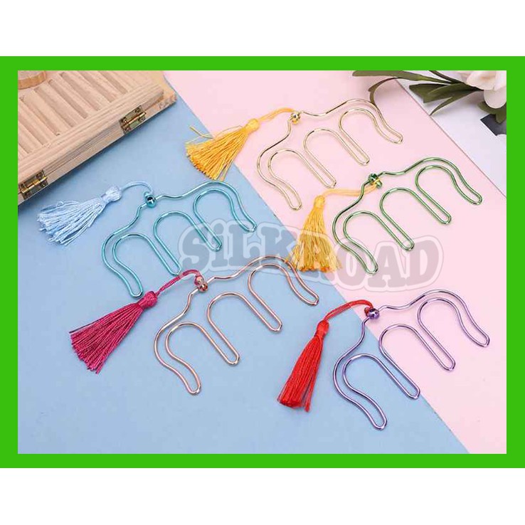 

Stationery & Books pembatas buku music not balok baca bookmark clip book penahan bookmarker piano