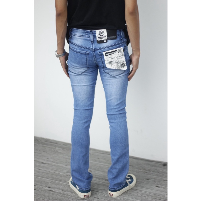 Protector Denim - Celana Jeans Cutbray Pria / Celana Jeans Bootcut / Celana Panjang Pria Model Cutbray / Jeans Cutbray Pria