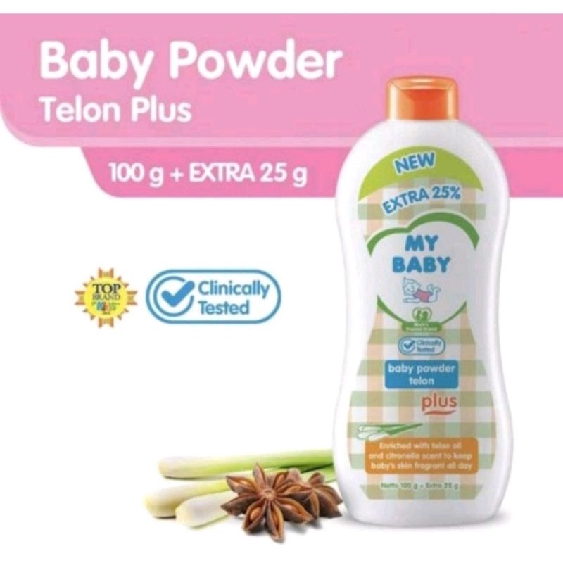 Bedak My Baby Telon Plus 50gr 100g + 25g