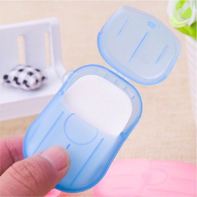 Sabun Cuci Tangan Kertas Praktis Travelling Paper Soap Sabun Cuci Tangan Travel - BT005