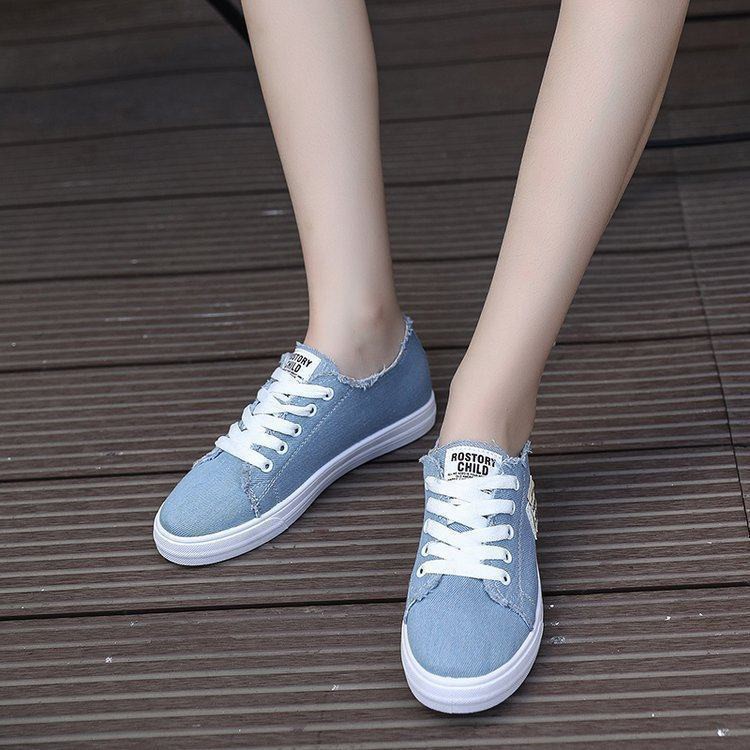 COD POS 9927 Sepatu Sneakers Kanvas Wanita Import Sepatu Fashion Trend Korean