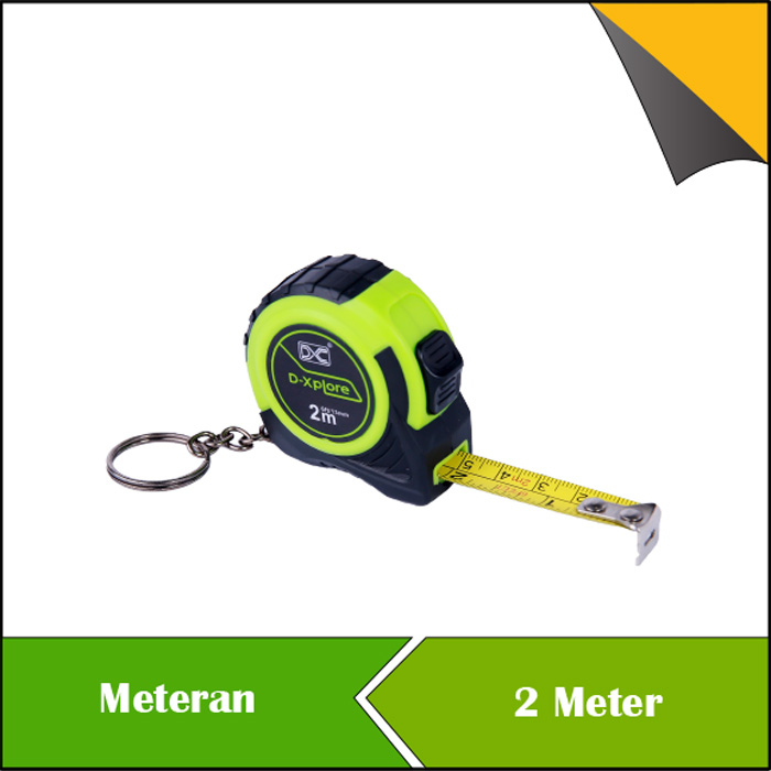 METERAN UKUR 2 M GAGANG KARET Measuring Tape D-XPLORE 2M 2 METER