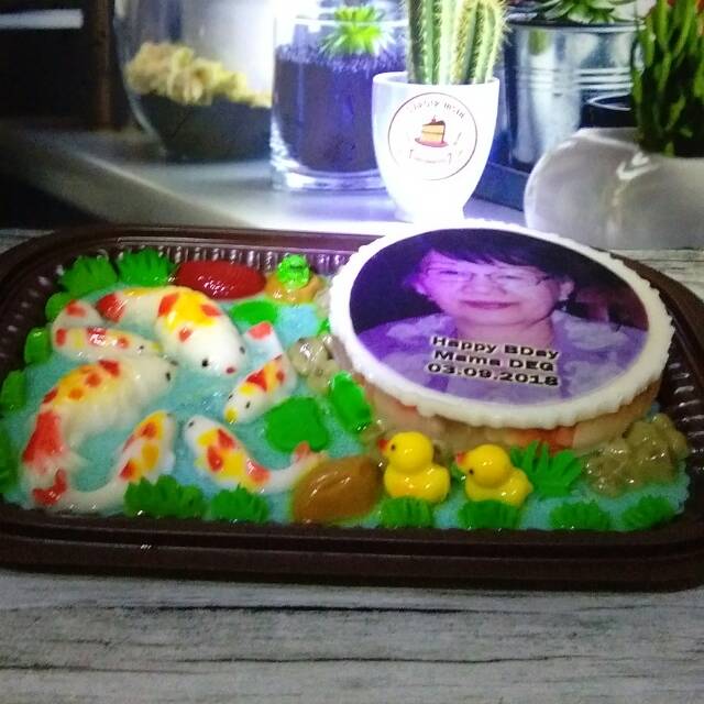 

Puding ultah edibel