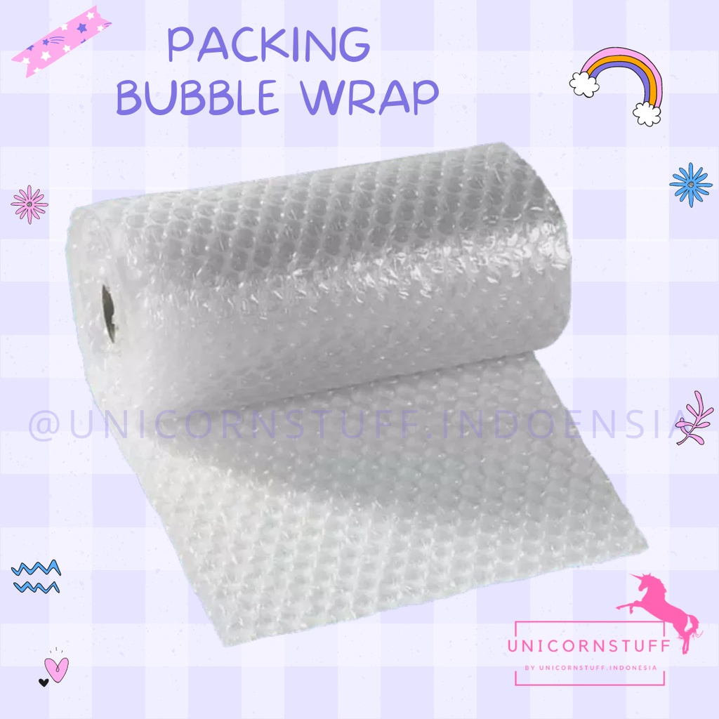 

[PACKING] BUBBLE WRAP TAMBAHAN PACKING AMAN