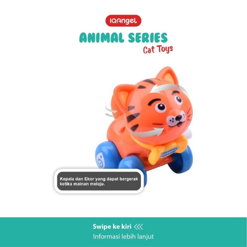 IQ Angel Animal Series Mainan Motorik Anak - Cat / Kucing - Random