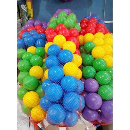 Grosir Bola Mainan Mandi Bola Plastik Warna Warni 100pc Bola Anak Permainan Shopee Indonesia