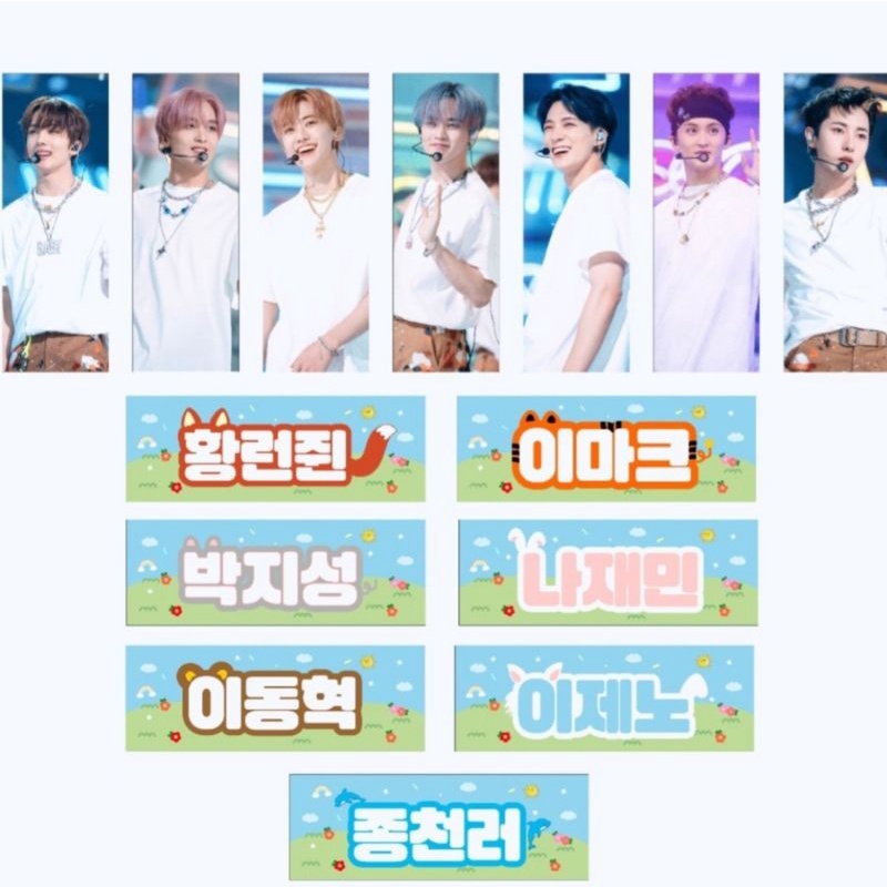 SLOGAN BANNER NCT DREAM KPOP NONTON KONSER MARK JENO JAEMIN HAECHAN RENJUN CHENLE JISUNG FANMADE