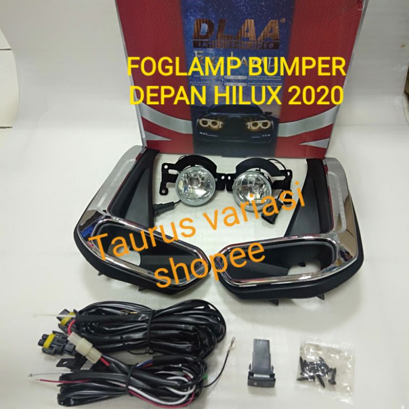 Foglamp Bumper Depan Lampu Kabut Mobil TOYOTA HILUX REVO 2020 2021 2022