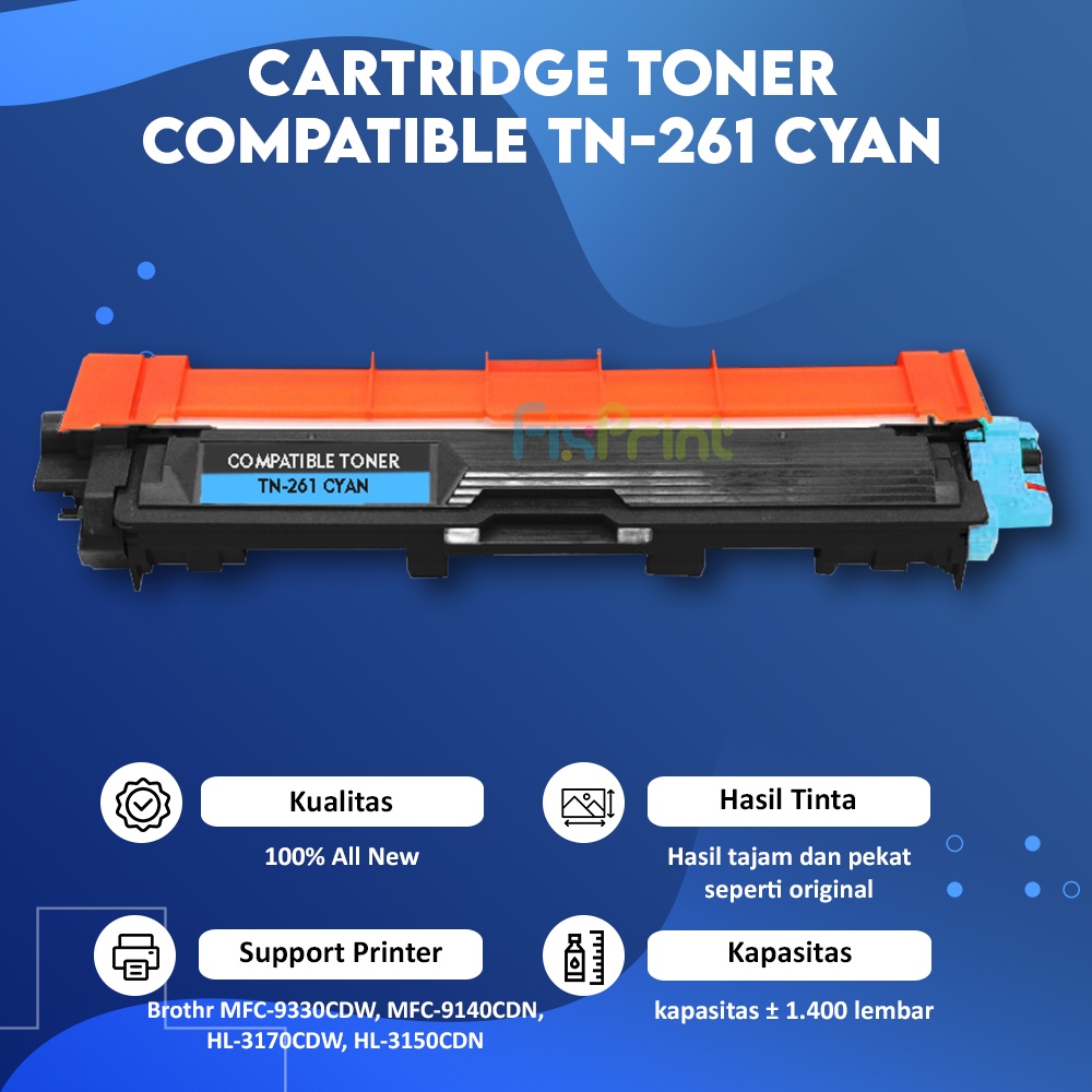 Cartridge Toner Compatible TN 261 TN261 Ink Brother HL-3150CDN 3170CDW