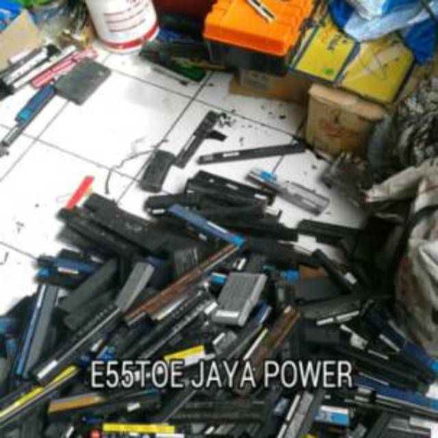Baterai battery laptop bekas drop
