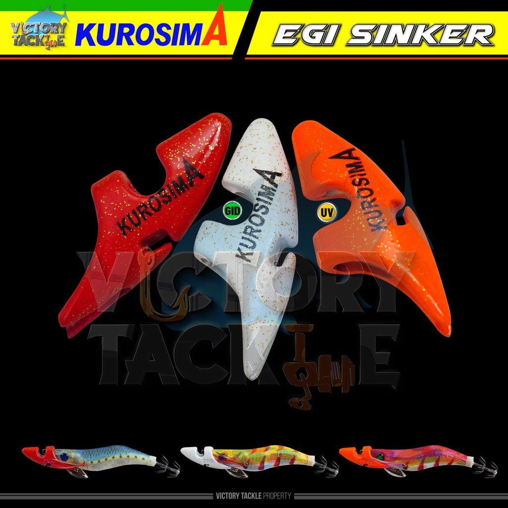 Umpan Pancing Squid Jig EGI  KUROSIMA EGI SINKER PEMBERAT EGI