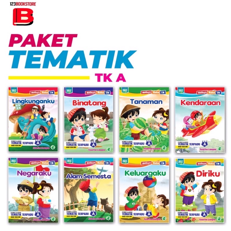 Buku TK/PAUD - Paket Tematik TK A/B