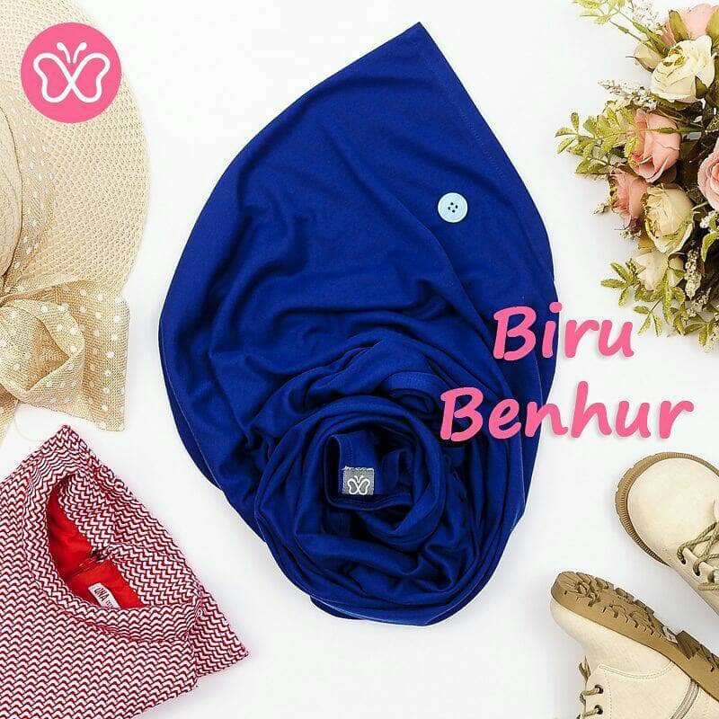 Jilbab anak jilbab instan Pasmina Instan Pasmina anak Biru Benhur