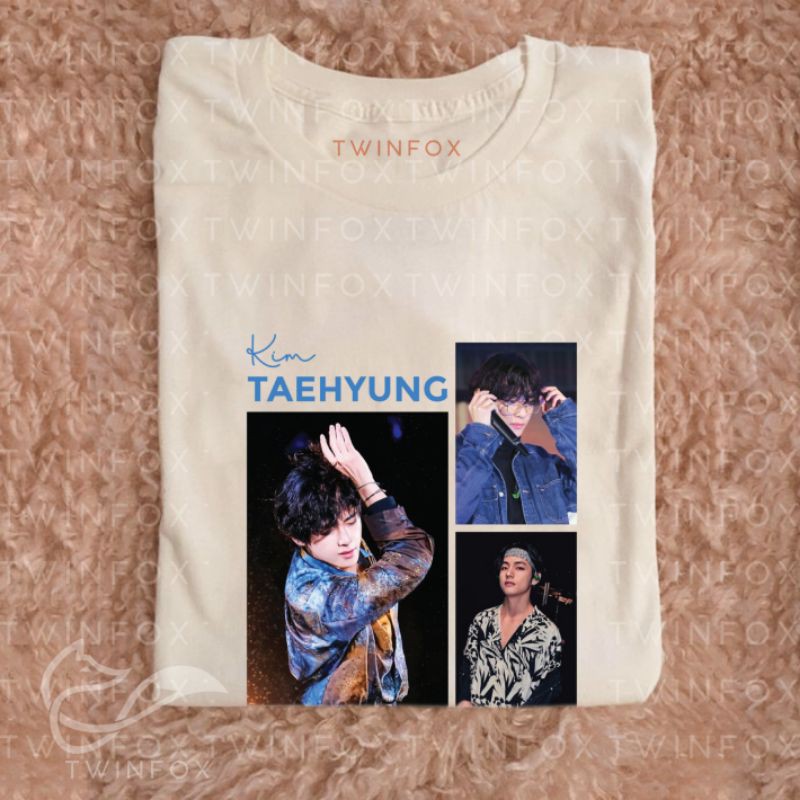 Kaos Kpop Unisex Kim Taehyung Photo