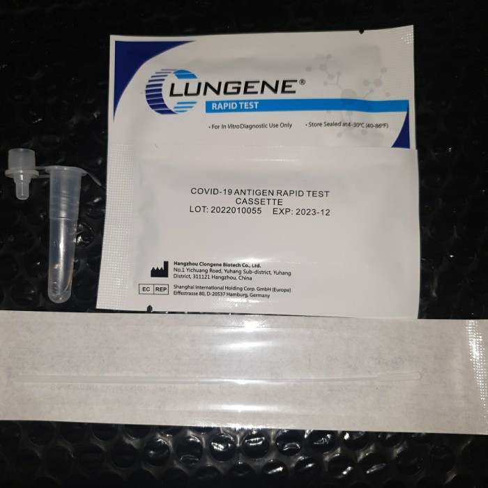 Antigen Lungene Swab Kemenkes Ori Terbaru New Lungene Biru AKL LUNGENE