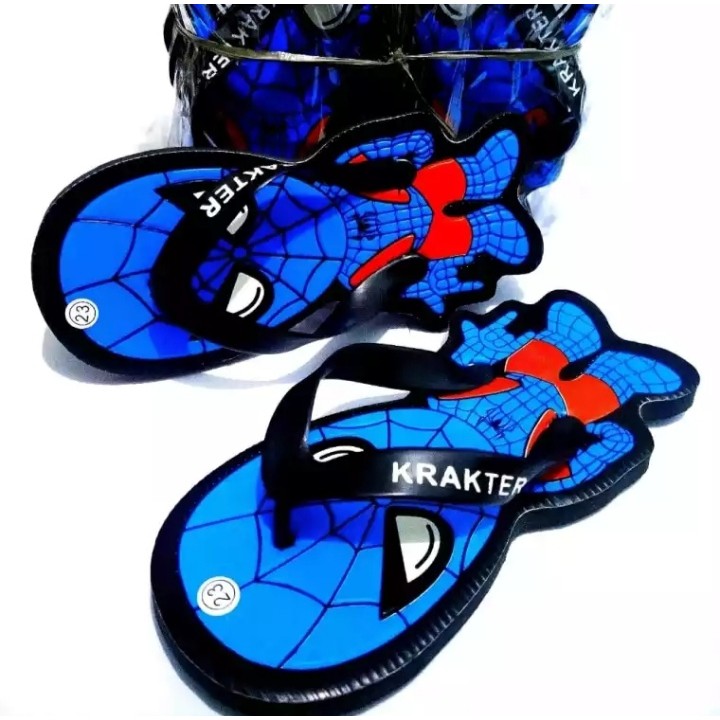 sandal anak karakter spiderman sandal anak laki laki sandal anak sancu