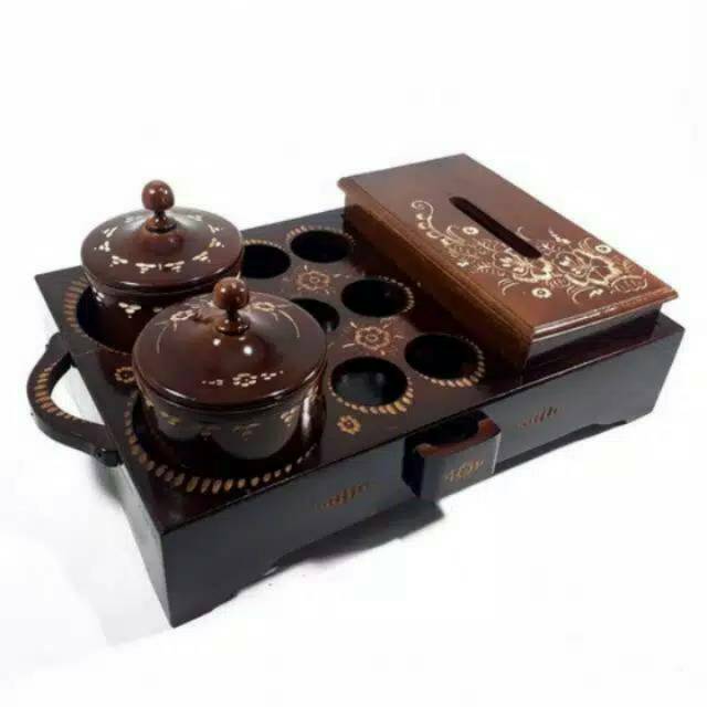 tempat aqua gelas variasi toples dan tempat tisu