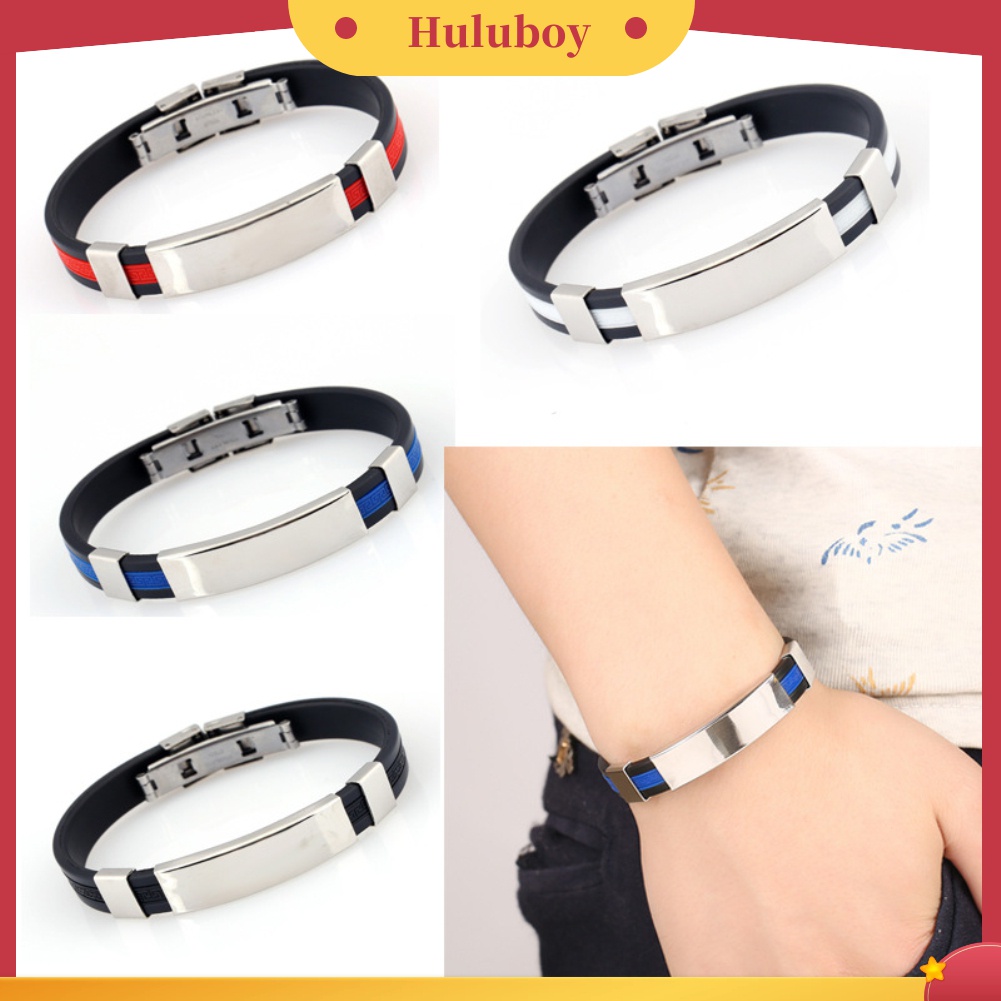 Hlby Gelang Bangle Bahan Silikon Adjustable untuk Hadiah Ulang Tahun