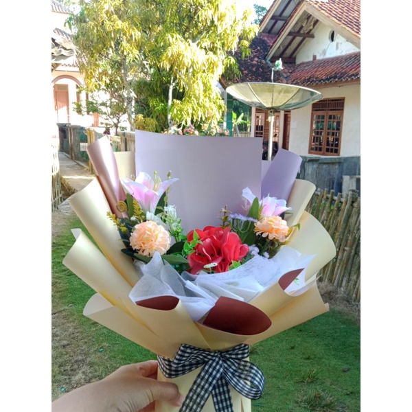Kerangka buket bunga