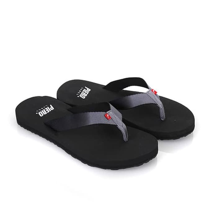 PIERO SANDAL PICO VISTA - BLACK/GREY/BLACK - Hitam, 37