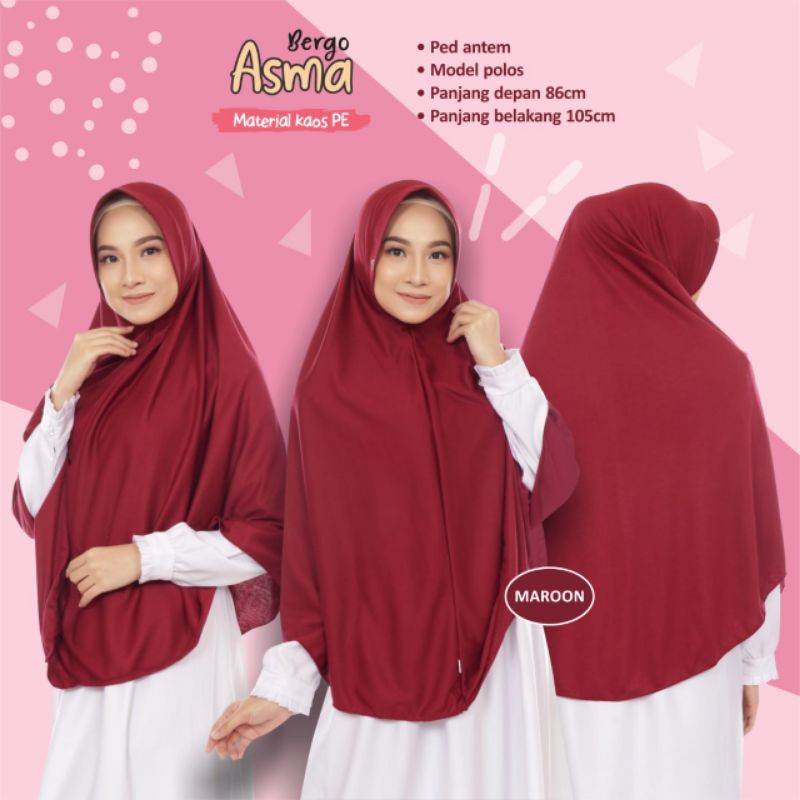 Bergo Kaos Asma daily Pet Antem XL