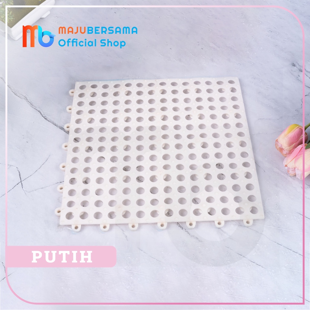 Karpet Anti Slip Kamar Mandi POLKADOT Karpet Anti Licin Dapur Mat Non-Slip 30x30 Cm